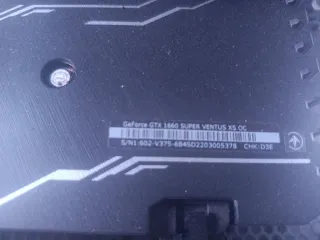 Gtx 1660 Super 6Gb MSI