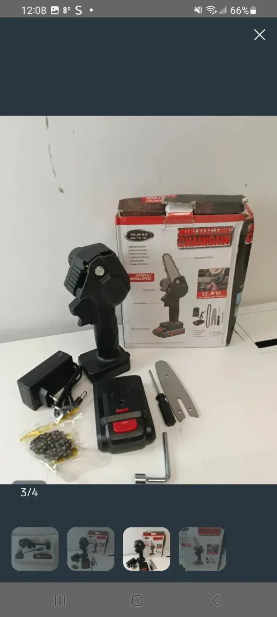Mini Motosierra Eléctrica 24V