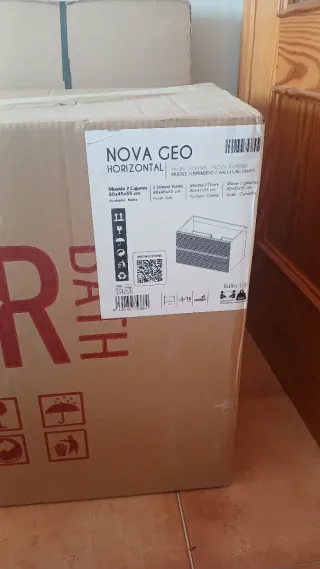 Conjunto Mueble Baño Nova CEO Roble