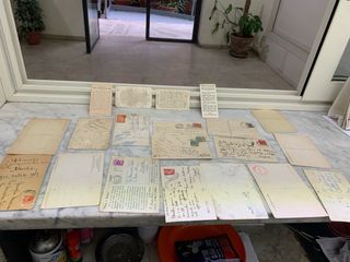 Lotto monete cartolline etc vintage