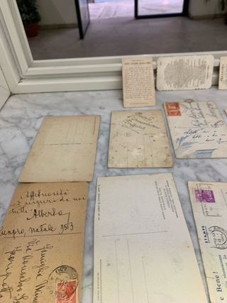 Lotto monete cartolline etc vintage