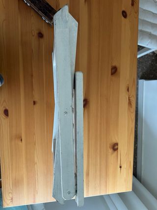 Mesa auxiliar plegable de madera