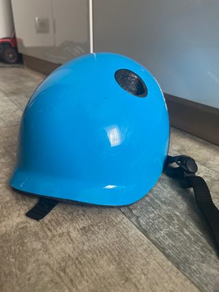 Casco bici infantil azul 53-56cm