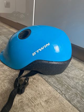 Casco bici infantil azul 53-56cm