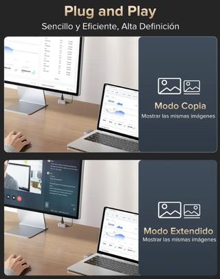 Transmisor Receptor USB HDMI Inalámbrico SIN ABRIR