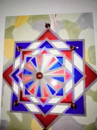 Lámpara Grande de forja para espacio grande