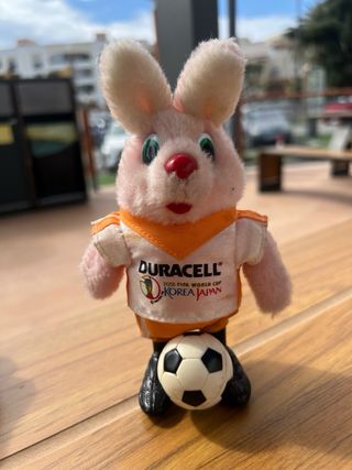 Conejo Duracell 2002 Mundial Fútbol