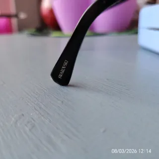 Occhiali Swarovski Montatura Nera con cristalli