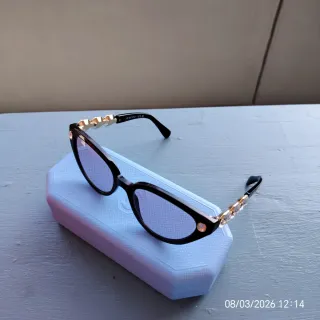 Occhiali Swarovski Montatura Nera con cristalli