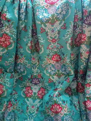 Traje de Fallera azul y blanco