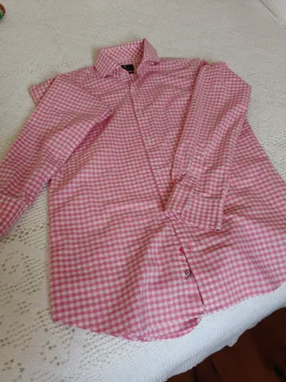Camisa cuadros rosa chico STUDIO