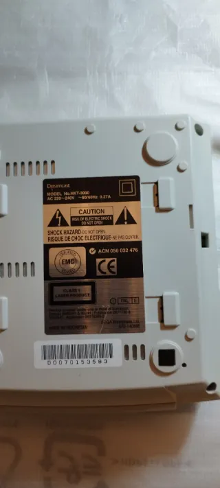 Sega Dreamcast HKT-3030 PAL Bianco europea ottima