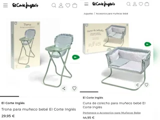 Trona y Cuna Colecho El Corte Inglés