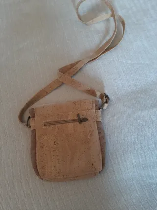 Bolso Unisex Natural Cork Corcho Beige