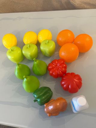 Comida de plástico realista