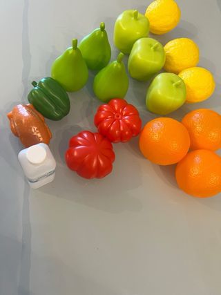 Comida de plástico realista