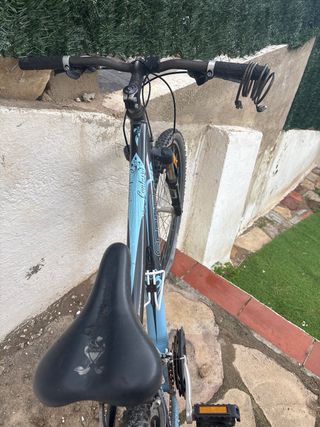 Bicicleta Montaña Negra y Azul