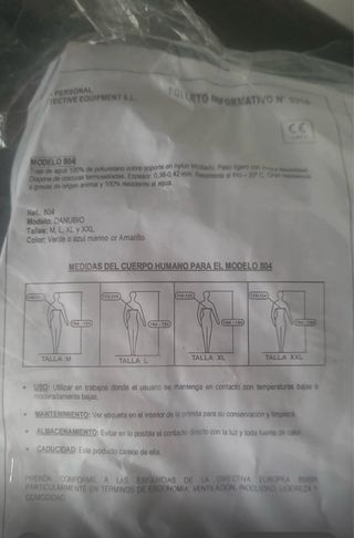 Traje de agua JUBA Danubio completo  -ideal pesca