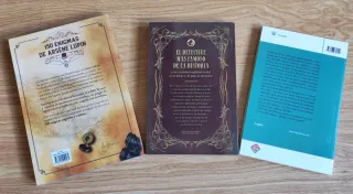 Lote 3 Libros Enigmas y Lógica: Sherlock Holmes +