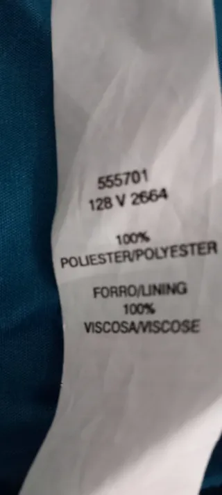 Vestido fiesta Tintoretto azul y plata