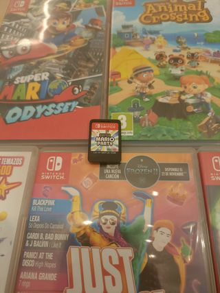 Nintendo Switch con 6 juegos
