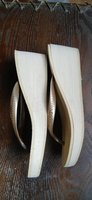 Chanclas Havaianas Beige Talla 37