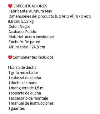 Columna Ducha Termòstatica