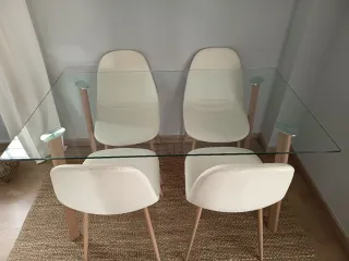 Mesa de comedor cristal