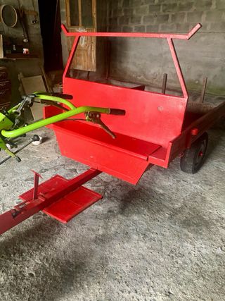Motocultor Agria 7713-L con remolque basculante