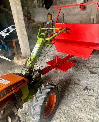 Motocultor Agria 7713-L con remolque basculante