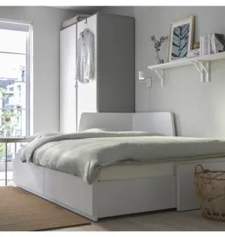 Cama diván Flekke blanco