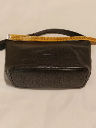 Bolso de piel negro para hombro