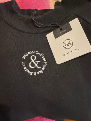 Felpa nera Mooij M Indossata 2 ore