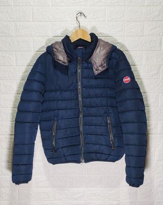 Piumino Colmar Blu Navy con Cappuccio M