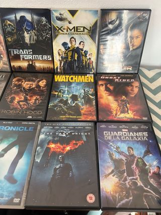 Lote dvd 15” genero  Fantasía y Acción”