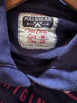 Sudadera Pull&Bear Azul Teen