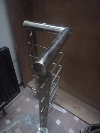 Reja esquinera acero inoxidable