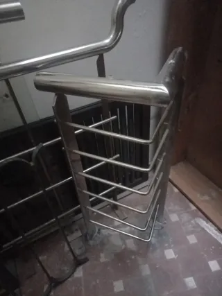 Reja esquinera acero inoxidable