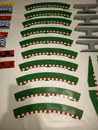 Scalextric Puente Completo y Accesorios