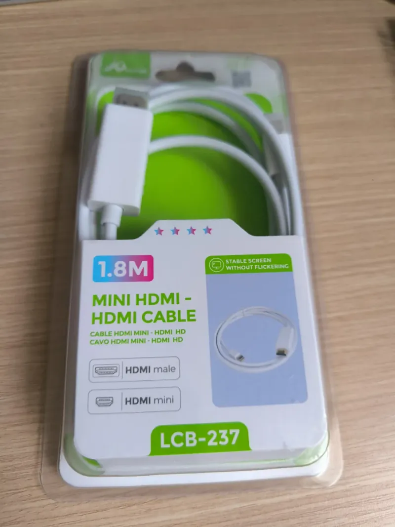 Cable Mini HDMI a HDMI 1.8M