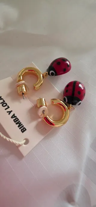 Pendientes Bimba y Lola Mariquita