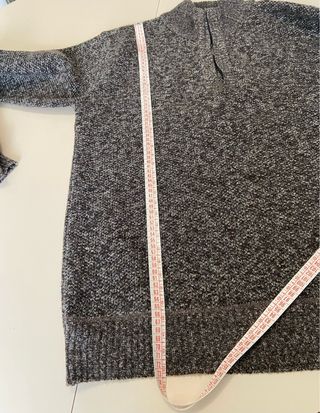 Maglione uomo collo alto mezza zip XXL