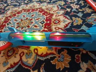 Patinete infantil azul y rojo Con luz