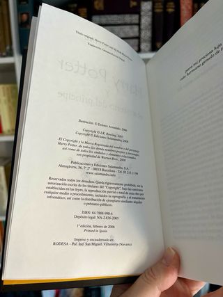Harry potter y el misterio del principe.1ª edición