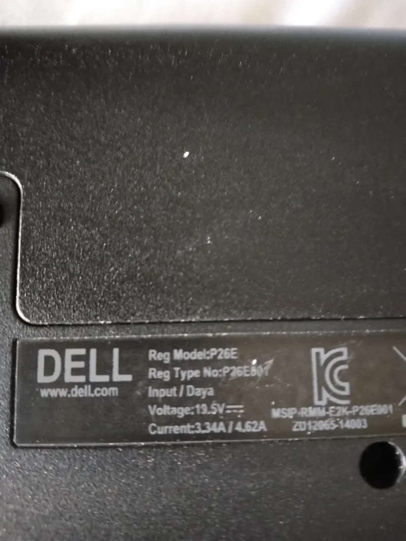 Portátil Dell P26E (para piezas) afbeelding 9