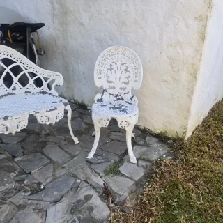Conjunto Terraza Hierro Forjado Francés S.XIX