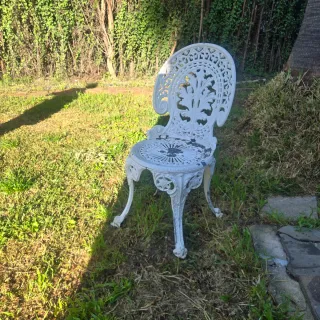 Conjunto Terraza Hierro Forjado Francés S.XIX