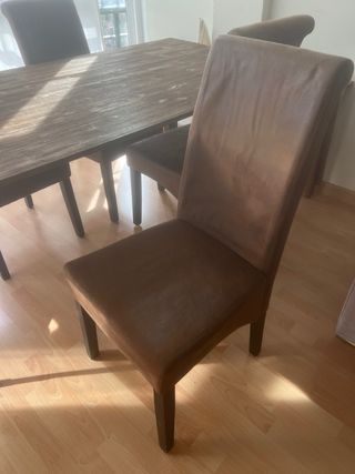 Mesa Comedor Estilo Industrial Madera y Metal