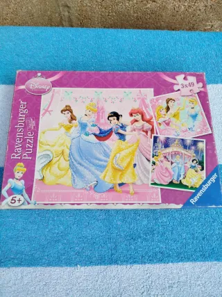 Puzzles Disney Minnie, Princesas y Mickey Mouse