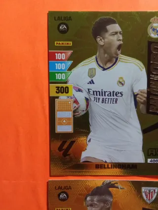 LOTE 4 CROMOS BALON ORO TOCADOS ADRENALYN 23-24